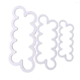 Baking Tools 3pcs DIY Sugar Flipping Cake Mould Integrated Biscuit Pastry Printing Decoration Tool