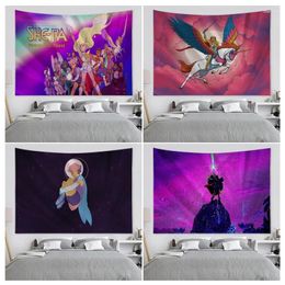 Tapestries She-Ra And The Princesses Of Power Tapestry Cartoon Wall Hanging Decoration Household Home Decor