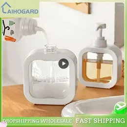 Liquid Soap Dispenser Travel Gel Holder Large Diameter Bottle Mouth Refillable Lotion Shampoo Shower Bathroom Plastic Portable