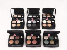 New 4 Color Eye Shadow Palette Glitter OMBRE A PAUPIEPES EFFETS MULTIPLES Shimmer Eyeshadow 6pcs7895874
