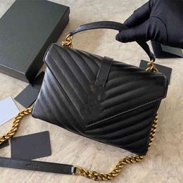 Bags Medium High-end Custom Handbag Imported From Europe Goatskin Metal Removable Straps