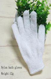 Nylon Body Cleaning Shower Gloves Exfoliating Bath Glove Five Fingers Bath Bathroom Gloves Home Supplies RRA29166988550