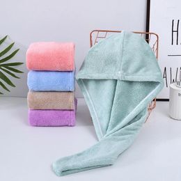 Towel Classic Coral Fleece Dry Hat Tricorn Soft Absorbent Quick Pack Bandana Shampoo