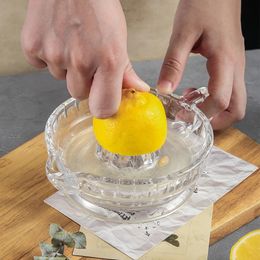 Multifunctional Glass Fruit Juice Squeezer Manual Lemon Juicer Citrus Orange And Grapefruit Juice Squeezer Kitchen Tool 240514