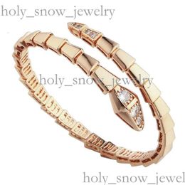 Bulgarie Jewelry Designer Jewelry Woman Bulgarie Bracelet Gold Love Wedding Jewelry Charm Bracelets Highend Snake Bone Bangle Lady Bracelet 5A High Quality 293