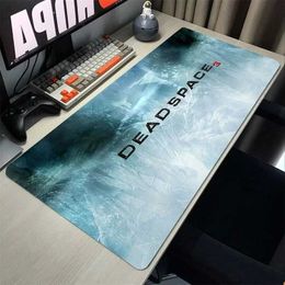 Mouse Pads Wrist Rests Dead Space Computer Mouse Pad Anime Desk Accessories Gamer Keyboard Pc Cabinet Games Mousepad Mat Gaming Mats Office anime pad J240510