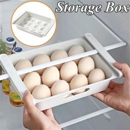 Storage Bottles 1pcs Refrigerator Egg Fruit Box Drawer Type Food Crisper Hanging Kitchen Fridge Organization Shelf Accessories