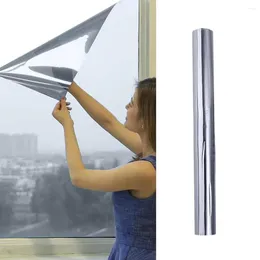 Window Stickers One Way Mirror Film Privacy Self Adhesive Residential B5K0 Control Anti Glare UV Windows Heat Reflection Ultimate C B5Y6