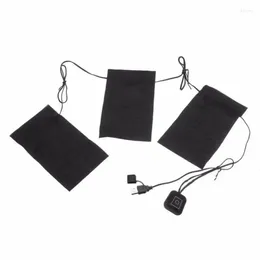 Carpets USB Electric Clothes Heating Pads 3 Gear Adjustable Carbon Fiber Heated Sheet Warmer Pad For Vest 3-in-1