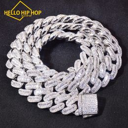The best-selling 12mm T square ice chilled men's and women's hip-hop Jewellery Cuban chain is a fashionable and trendy, Personalised rap essential necklace item