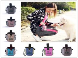 Pet Snack Bag For Cats Dogs Puppy Waterproof Oxford Cloth Training Bags Obedience Hands Agility Bait Food Treat Pouch Train P9856257