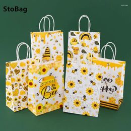 Gift Wrap StoBag Packaging Bags Kraft Paper Wrapping Suppily Wholesale Shopping Decoration Candy Toy Pen For Birthday Wedding Party