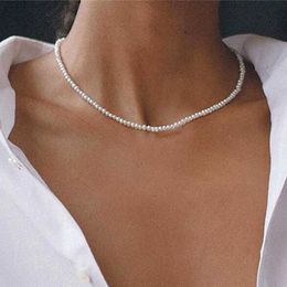 Chokers Fashion Beaded Necklace Pearl Necklace Womens Gold Chain Necklace Vintage Jewelry d240514