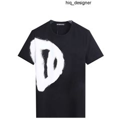 Mens Designer t Shirt Italian Milan Fashion Print T-shirt Summer Black White Hip Hop Streetwear 100% Cotton Tops Plus Size 1202 dsquares dsqureditys 2 dsquards KBYW