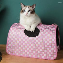 Cat Carriers Carrier Bag For Cats Breathable Pet Travel Portable Transport Backpack Dog Carrying 0.5-6KG Small Dogs Seat 2024