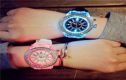 Wristwatches 2021 Fashion Tide LED Watch Male Female Student Leisure Sports Personality Luminous Children Clock5758975