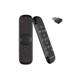 Pc Remote Controls Wechip W2 Pro Air Mouse Voice Control Microphone W1/W2/R2 2.4G Wireless Gyroscope For Android Tvbox Drop Delivery C Otlza