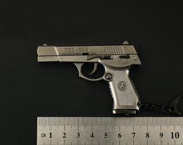 Detachable pistol model semi alloy QSZ92 small pistol pendant performance prop toy pistol gun Unable to shoot