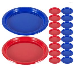 Disposable Dinnerware 40 Pcs Wedding Party Supply Plastic Candy Tray Snacks Serving Decorative Fruit Holder Dried Plate