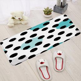 Bath Mats Geometry Kitchen For Floor Carpet Mat Dot Modern Simplicity Home Entrance Doormat Room Decor Bathroom Rug Small