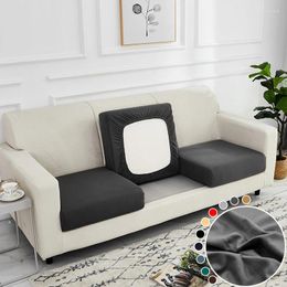 Chair Covers Solid Color Elastic Sofa Cushion Cover For Living Room Pets Furniture Protector Armchair Stretch Washable Removable Slipcover