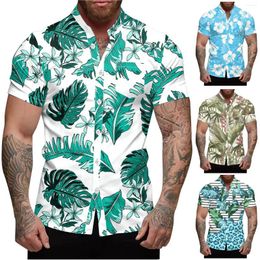 Men's Casual Shirts Mens Hawaiian Fashion Shirt Colour Matching Base Long Sleeve T Vintage Y2k Clothing Tee