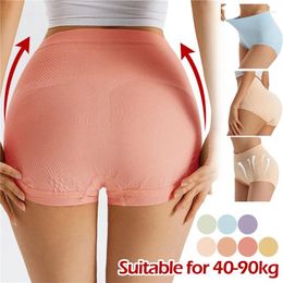 Women's Panties Comfortable High-Waisted Breathable Elastic Seamless Large Size Triangle Panty For Women Lingerie Girl Underwear