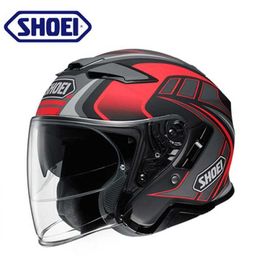 SHOEI smart helmet Motorcycle Helmet J-Cruise II Dual Lens Three Quarter Four Seasons Half for Men and Women073E