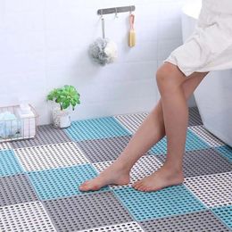 Bath Mats Splicing Household Shower Room Bathroom Floor Mat Foot Pad Accessories Bathtub