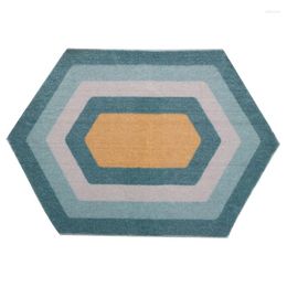 Carpets Geometric Area Rug Modern Carpet Home Living Room Toilet Kitchen Floor Mat Door Mats Anti Slip Rugs Dorm Decor Rhombus