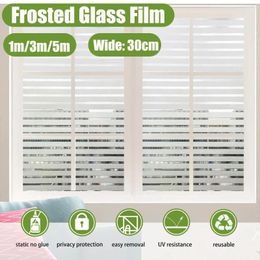 Window Stickers 30cm PVC Frosted Film Waterproof Static Cling Glass Sticker Home Bedroom Bathroom Office Privacy Scrubs Frost No Glue