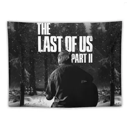 Tapestries The Last Of Us Part 2 "Winter Song" (black & White) Tapestry Wall Hanging Decoration For Bedroom Cute Room Things