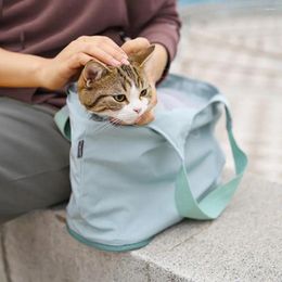 Cat Carriers Pet Bag Foldable Multi-use Polyester Wide Application Skin-friendly Puppy Portable Travel Outdoor Dog Carrier