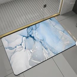 Bath Mats Bathroom Rugs Soft Diatomaceous Earth Floor Mat Super Absorbent Toilet Carpet By Foot Non-slip Rubber Shower Rug Pad