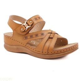 Women Sandals Beach Summer Shoes Thick Sole Wedges Ladies Holiday Big Size 42Sandals saa 42