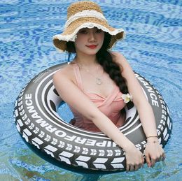 Inflatable Swim Ring Tubes Swimming Pool Floating Floats Tyre Swimming Ring Safety mattress Circle for Baby Kid Adult Life Ring Buoy