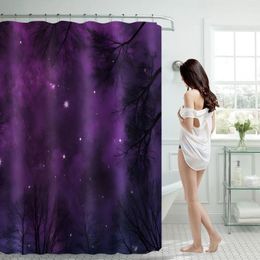 Shower Curtains Curtain 70 Inch With 12 Plastic Hooks Bathroom Heavy Side Machine Bathtub Cover Japanese