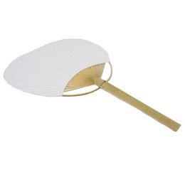 Paddle Hand Fans with Bamboo Frame and Handle Wedding Party Favours Gifts Paddle Paper Fan Spanish Fan7050867