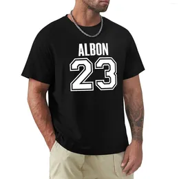 Men's Tank Tops Albon #23 T-Shirt Blouse Blacks Aesthetic Clothes Anime Mens Vintage T Shirts