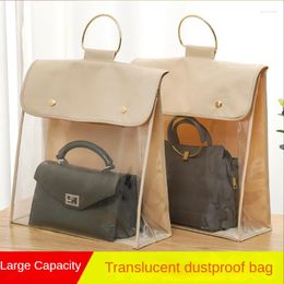 Storage Bags Handbag Dust Organiser Bag TPU Thickened Coated Oxford Cloth Hanging Leather Care