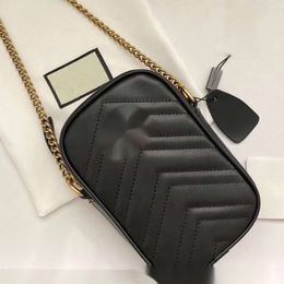 Chain Luxury Bag Designer Marmont Women G Bag Top Quality Hobo Bag Fashion Shoulder New Love Phone Bag Trend Crossbody Bag Temperament Single Shoulder Underarm Bag