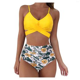 Women's Swimwear Women Sexy Leopard Print Bikini Set Push Up Bathing High Waist Swimsuit Exquisitely Designed Vibrant Coloured