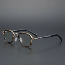 Cubojue Vintage Eyeglasses Glasses Frame Male Women Anti Blue Light Myopic Men Clear Prescription Nerd Spectacle Myopia Grade 240514