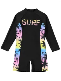 Clothing Sets Fashionable Boy One-Piece Competitive Surfing Swimsuit In Professional Training Clothes For Children High Elastic Beach