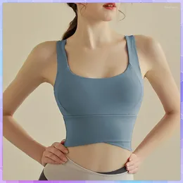 Women's Tanks Sexy Sleeveless T-Shirt Seamless Sports Bras Going Out Crop Tops For Summer Push Up Bra Without Hoops Fitness Tank