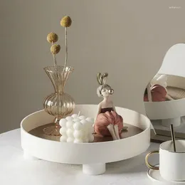 Tea Trays Art Simple Storage Tray Home Fruit Desktop Living Room Cosmetics