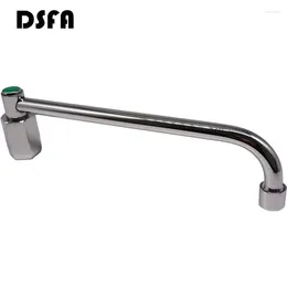 Kitchen Faucets Semi-automatic Swing El Faucet Chef's Stovetop Into Wall Stove Copper Material 180 Degree Rotation