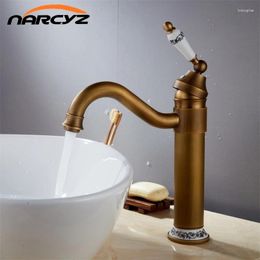 Bathroom Sink Faucets Antique Ceramics Faucet Torneira Banheiro Basin Vintage Ceramic Water Tap Mixer XT973