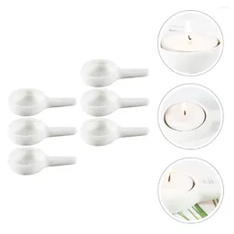 Candle Holders 6pcs Ceramic Aroma Burner Essential Oil Holder
