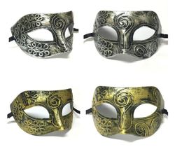 New retro plastic Roman knight mask Men and women039s masquerade ball masks Party Favours Dress up7478451